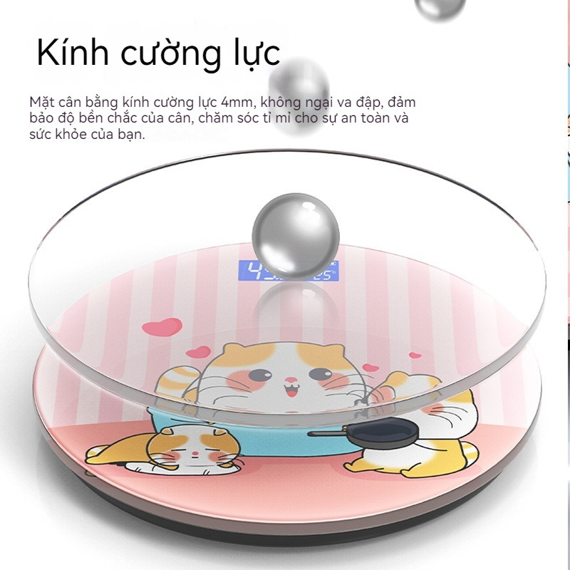 Cân sức khỏe thông minh hình người dễ thương- Weight Scale