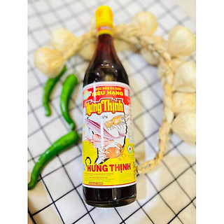 NƯỚC MẮM CÁ CƠM SIÊU HẠNG HƯNG THỊNH ( 35 ĐỘ ĐẠM ) 620ML
