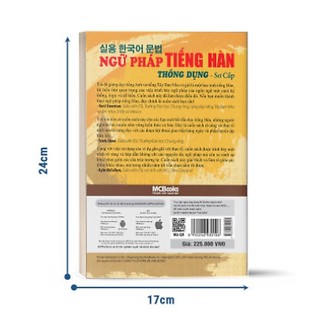 Sách - Ngữ Pháp Tiếng Hàn Thông Dụng (Sơ Cấp)