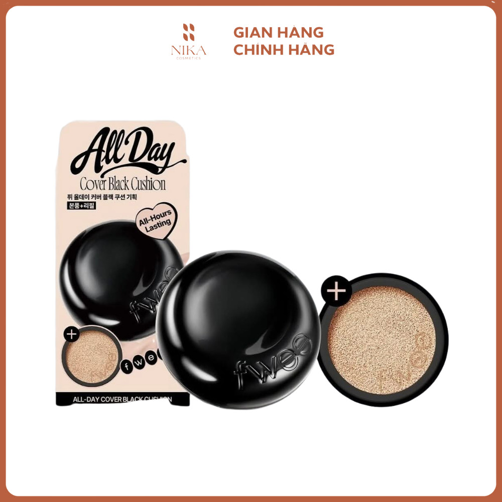 Cushion Fwee All Day Cover Black