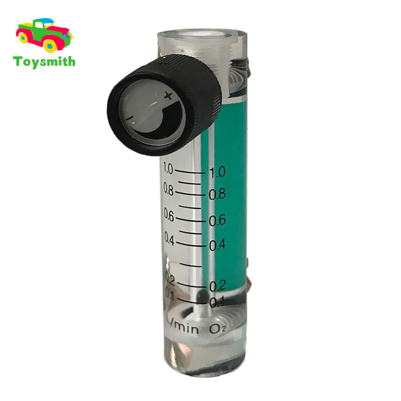 Bộ điều khiển đồng hồ đo lưu lượng Ozone oxy Đồng & Thủy tinh có van điều khiển Nhẹ