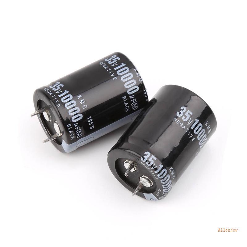 JOY 2 Cái 10000uF 35V Nhôm Điện Phân Tụ Thay Thế 25x40mm