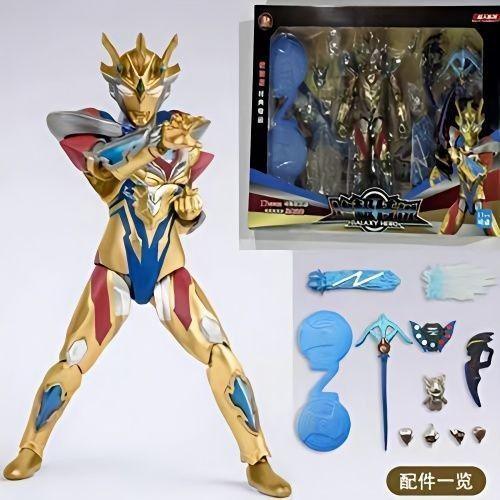 Golden Siro Infinite Form Shining Triga Ultraman Đồ chơi trẻ em Boy Joint Action Hình