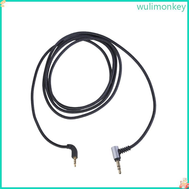 WU Nylon Bện Cáp Âm Thanh Thay Thế Dây Tai Nghe Cho B W P9 P7 Tai Nghe Chơi Game Cáp Tai Nghe