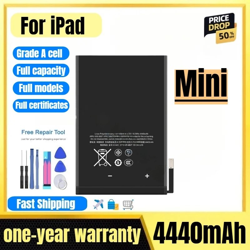A1432 / A1454 / A1455 cho IPad Pin Máy Tính Bảng Mini Chất Lượng Cao Pin Dung Lượng Cao Thay Thế Bat