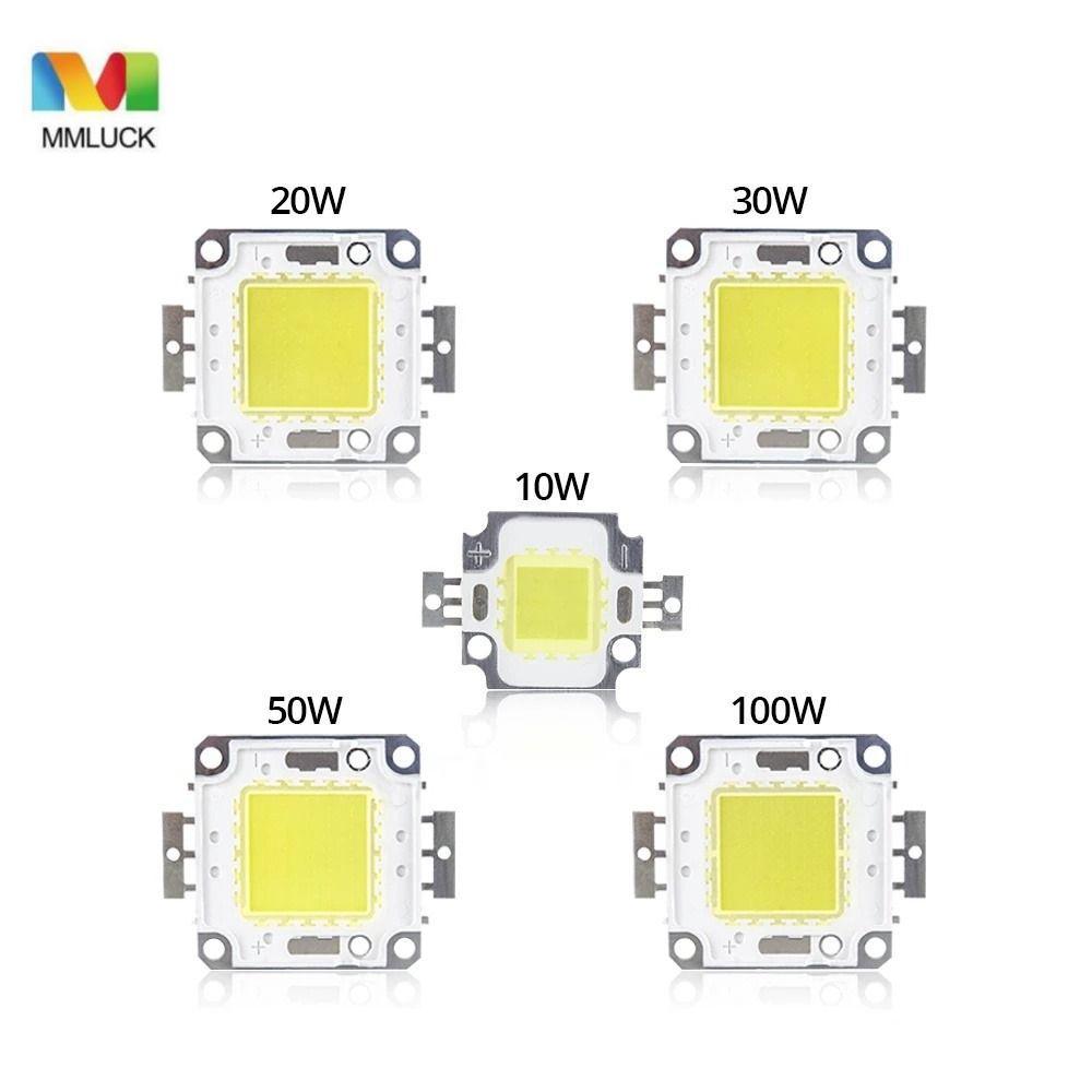 MMLUCK LED Chip Hạt 30-36V 30W 20W 10W COB Chip LED Đèn Pha Bóng Đèn Trắng Ấm