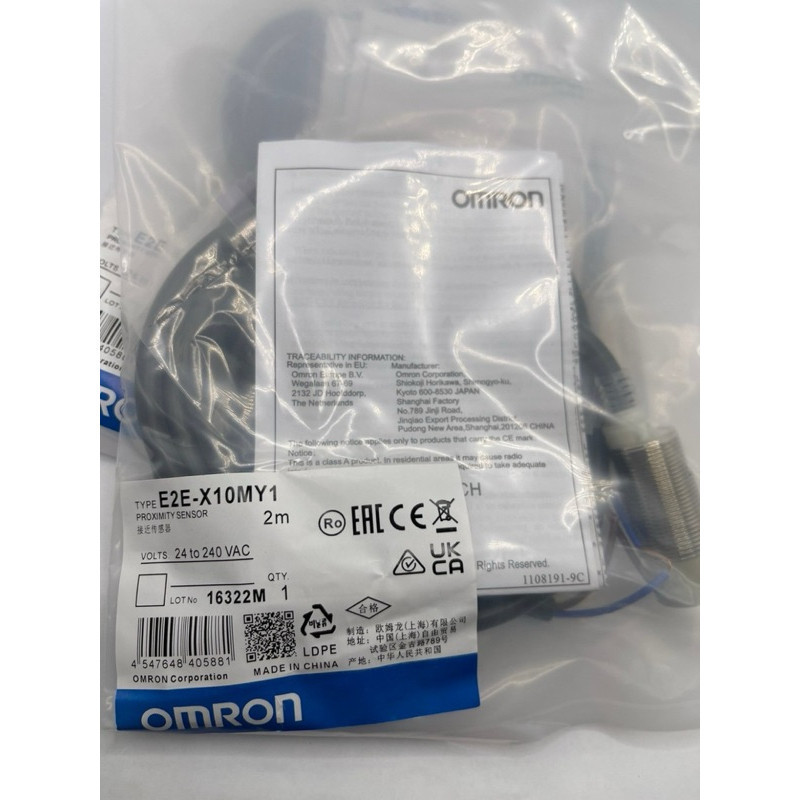  Sản phẩm cảm biến E2E-X10MY1 E2E-X10MY1 được chụp ảnh từ sản phẩm mới làm việc thực sự
