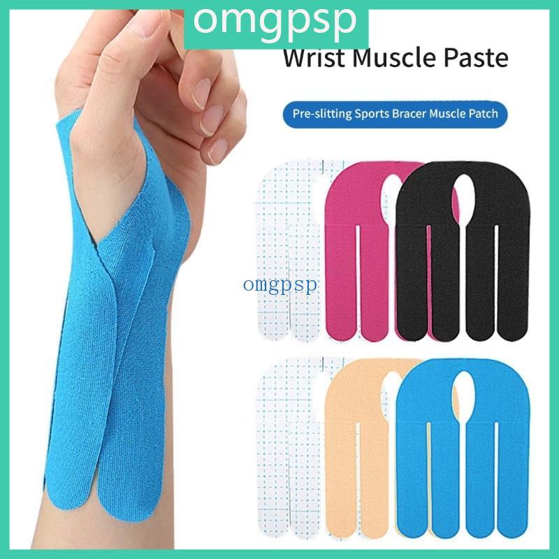 OMG Athletic Kinesiology Tape Roll 12 Precuts Strip Giảm đau cổ tay cho người chạy bộ và người đam m
