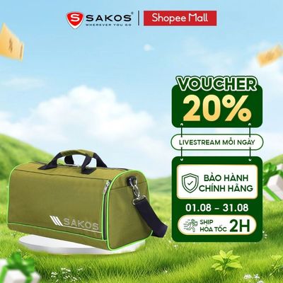 Túi Xách Du Lịch Thời Trang Cao Cấp SAKOS CUBER Size S Nhỏ Gọn Nhẹ Dễ Mang