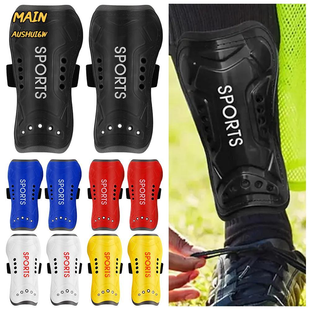 MAINAUSHUI6W Bóng Đá Shin Guards, Bảo Vệ Bóng Đá Bóng Đá Miếng Lót Shin, Nhựa Thoáng Khí Shin Guard 