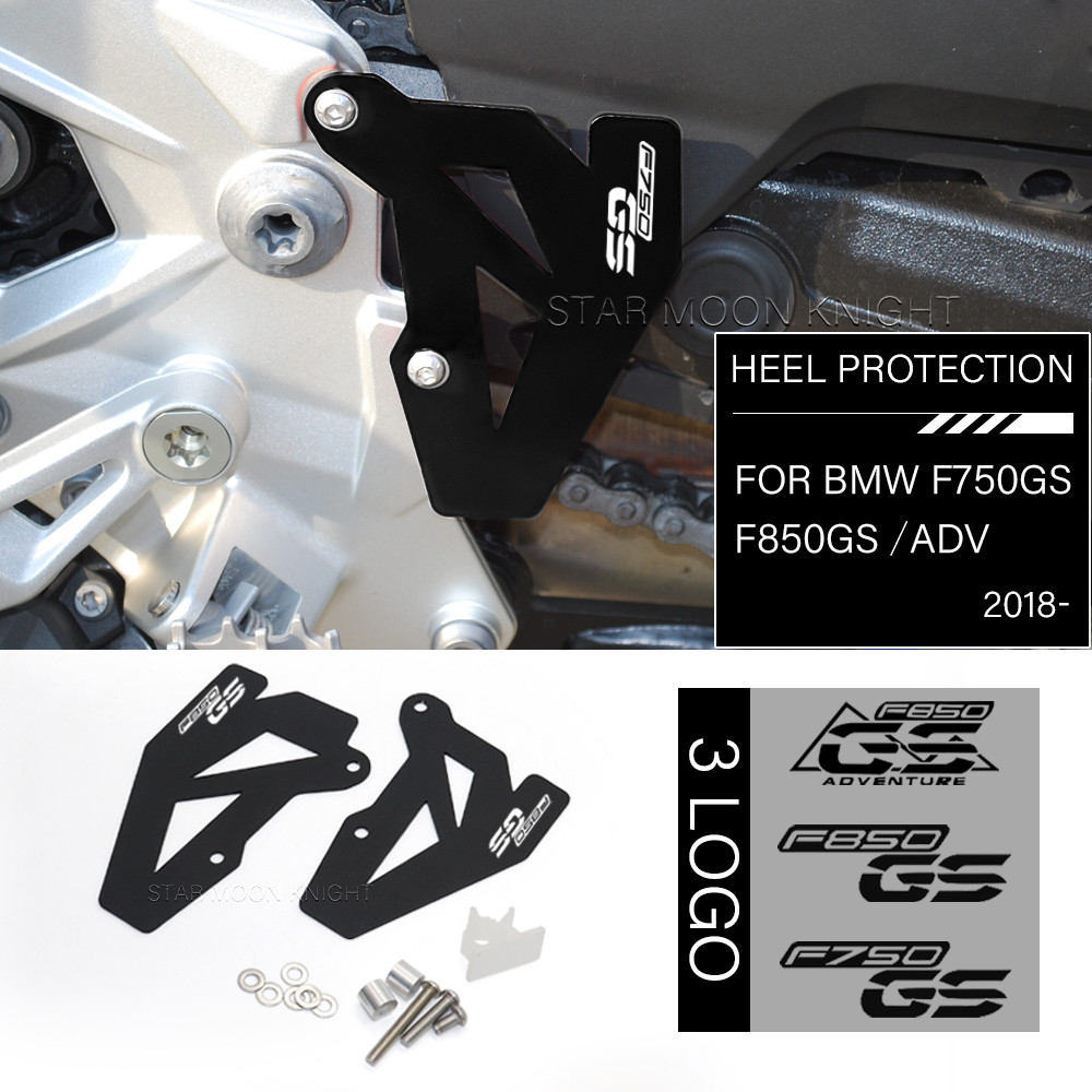 F850 GS ADV Chân chốt Giá đỡ gót chân Vỏ bảo vệ cho Bmw F 750 GS F850GS Phiêu lưu F 850 GS 2018 2019