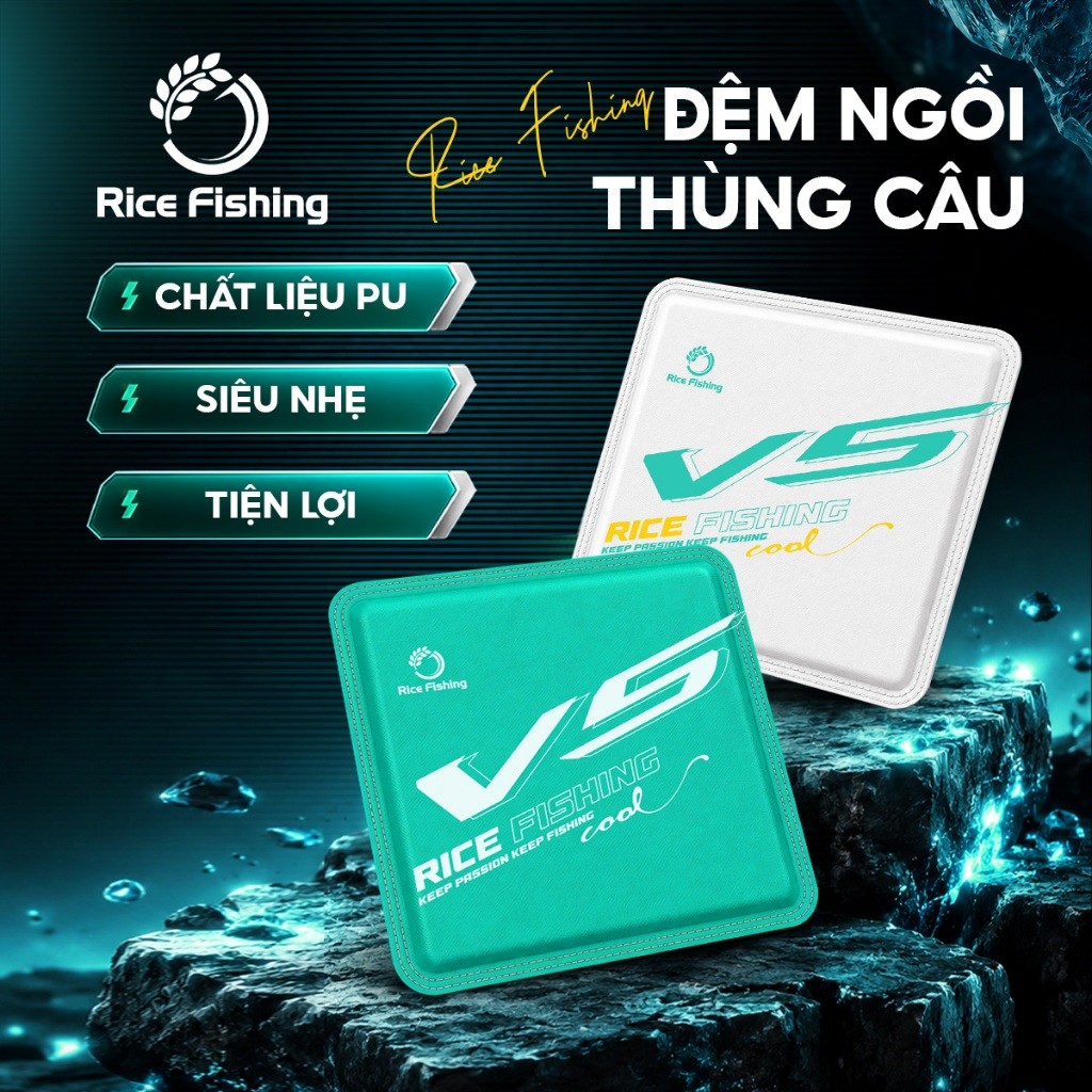 Đệm thùng câu đài V5 Rice FIshing chất liệu FOAM bề mặt PU chống thấm nước PK-60