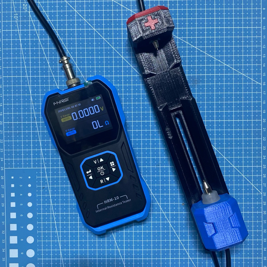 Đế đo nội trở đa năng từ 18650-32140 cho máy HRM-10 hoặc RC3563