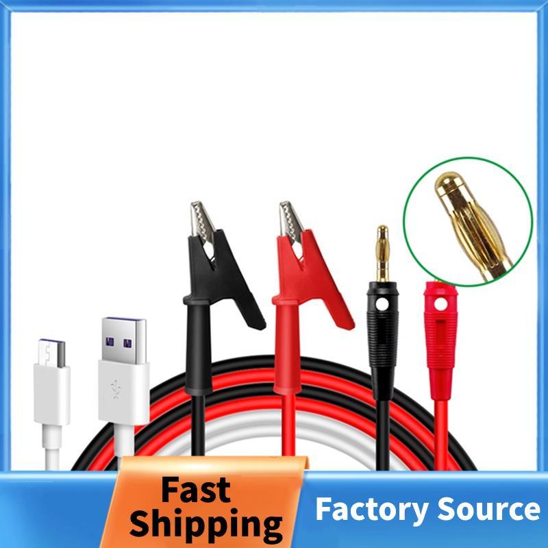X25A Mới Chuối Cắm Vào Cá Sấu Kẹp Cáp Kiểm Tra Và Cáp Truyền Thông Nicro Cho RD6006 RD6012 RD6024 Đầ
