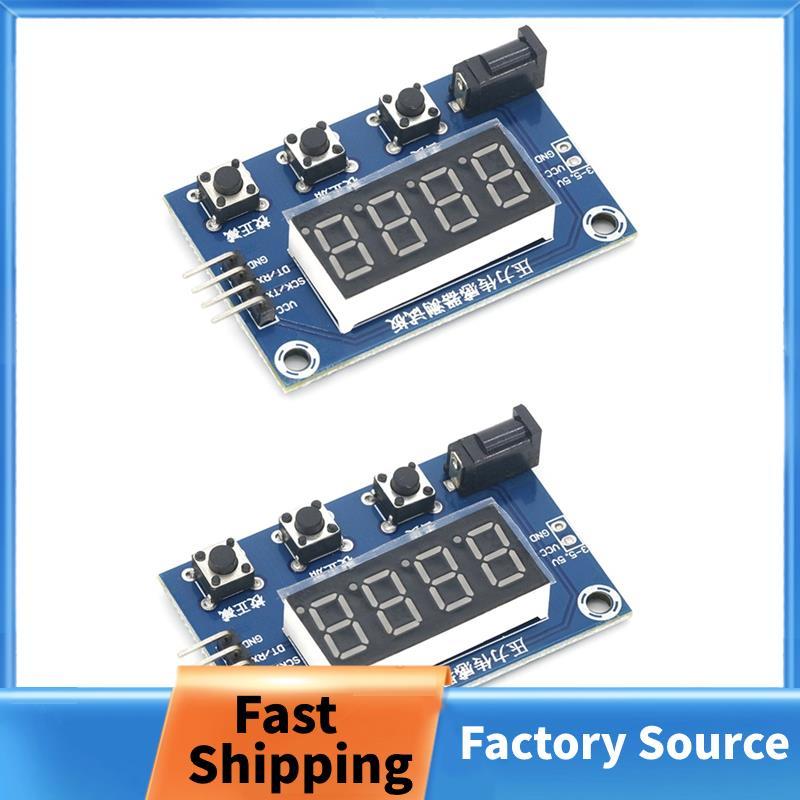 2 Chiếc HX711 Load Cell AD Cảm Biến Áp Suất Trọng Lượng Mô Đun AD Có Màn Hình 24-Bit Dụng Cụ Cân Điệ
