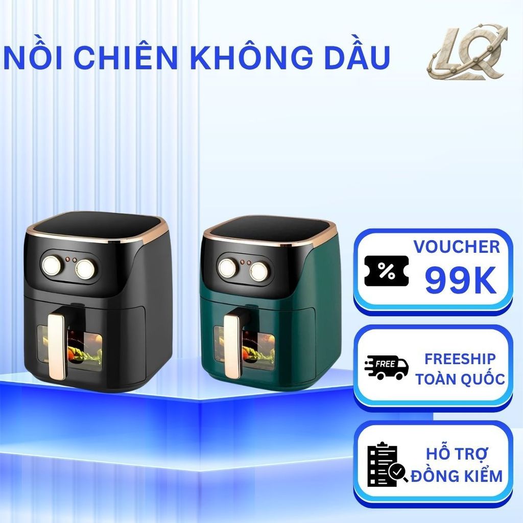 LQ-Nồi chiên không dầu Camel , Nồi chiên không dầu 15 lít tặng kèm giấy lót nồi , bảo hành 12 tháng
