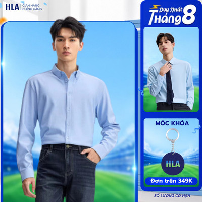 [HỎA TỐC 4H] Áo Sơ Mi Nam HLA Dài Tay Công Sở Cao Cấp - Mềm Mịn, Thoáng Mát, Dễ Ủi, Form Dáng Lịch Lãm