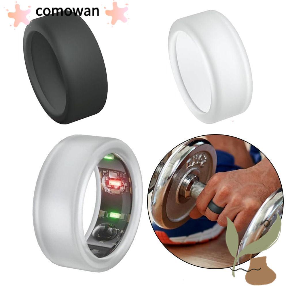 COMOWAN Silicone Ring Cover, Trang Sức Người Tổ Chức Làm Việc Phụ Kiện Vỏ Silicon Cho Vòng Oura Bảo 