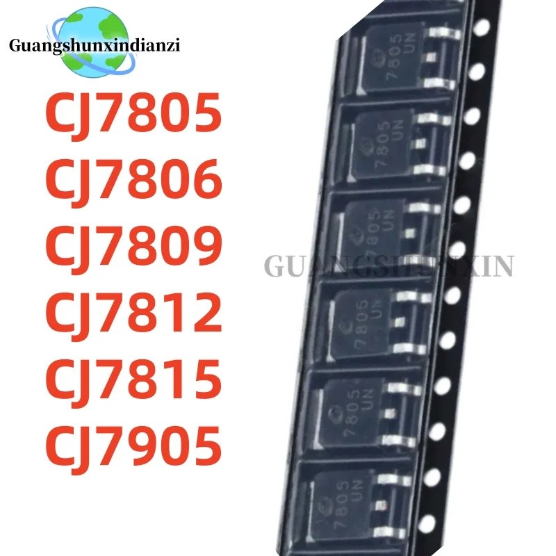 1-5 chiếc 7805 7806 7809 7812 7815 7905 7908 7815 CJ7805 CJ7806 CJ7809 CJ7812 CJ7815 LM7805 LM7805 L
