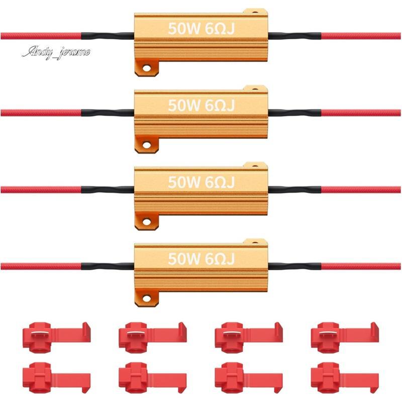 Dành Cho Đèn LED Bật Tín Hiệu Fixer-Resistor Kit 4 Điện Trở Tải 50W 6ohm-cho Led Tải Điện Trở Để Sửa