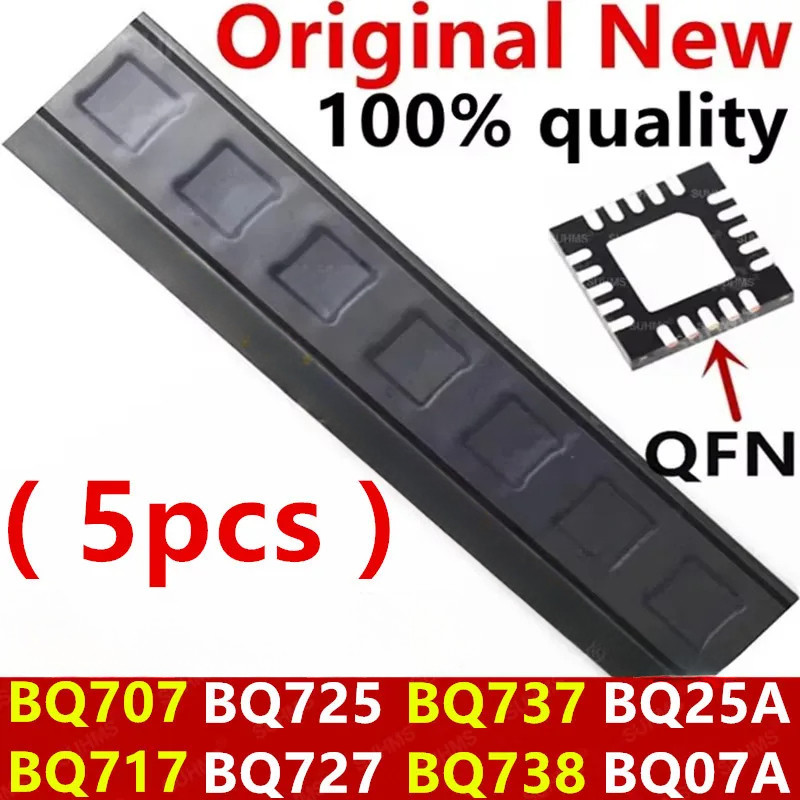 ((5 chiếc) BQ25A BQ707 BQ07A BQ717 BQ725 BQ727 BQ737 BQ738 BQ24725A BQ24707 BQ24707A BQ24717 BQ24725