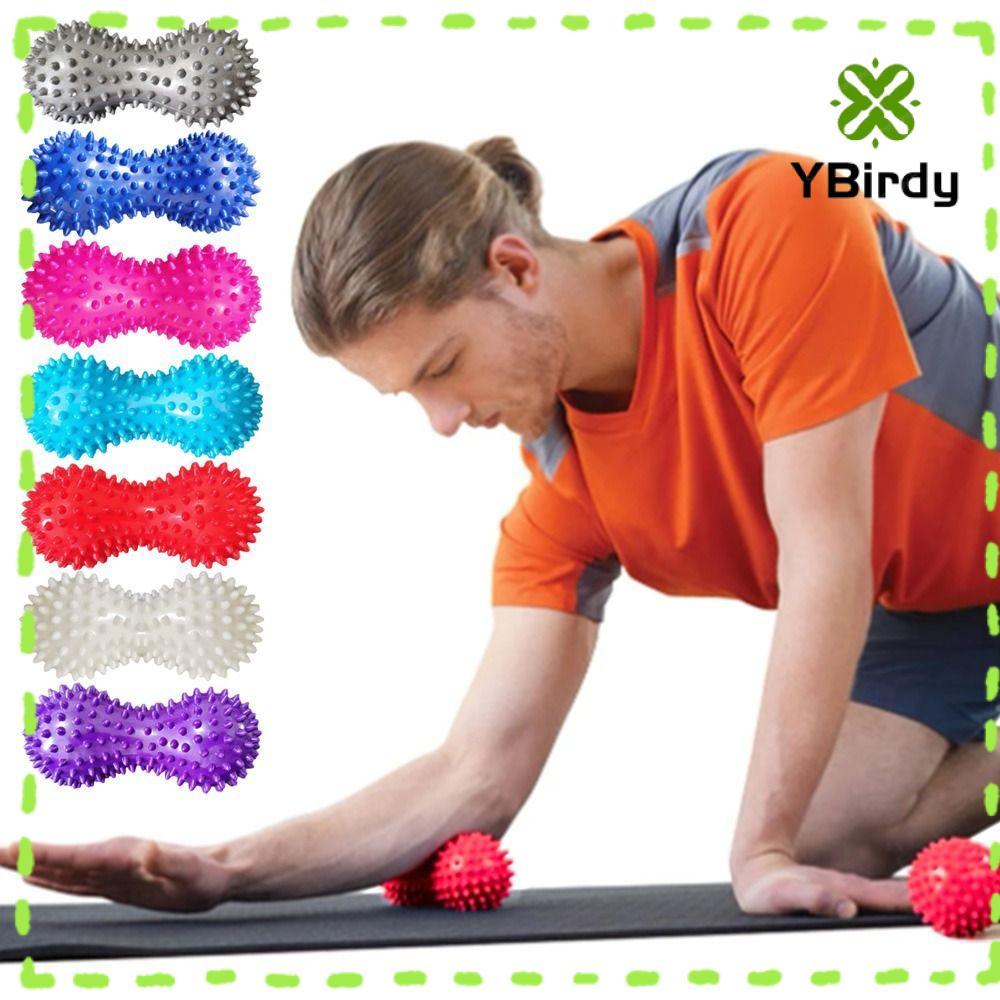 YRBWDYZDH Peanut Spiky Ball, Muscle Relax Trigger Point Massage Therapy Ball, Fitness Leg Body Massa