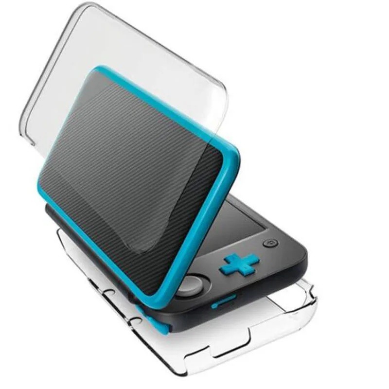 Ốp Cứng PC Trong Suốt Pha Lê Trong Suốt Bảo Vệ Toàn Thân Vỏ Tương Thích Với Nintendo MỚI 2DS XL LL B