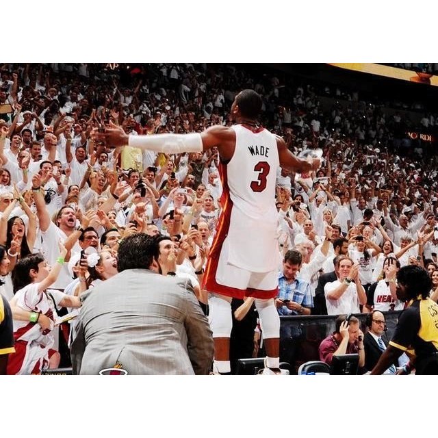 Dwyane Wade (Dwyane Wade) NBA League Heat No. 3 Áo ép nhiệt Đồng bộ ánh sáng vuông dữ liệu 1.1 Doubl