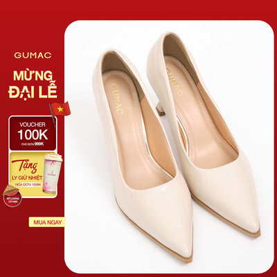 Giày Cao Gót Nữ GUMAC Thiết Kế Mũi Nhọn Thanh Lịch GG08132