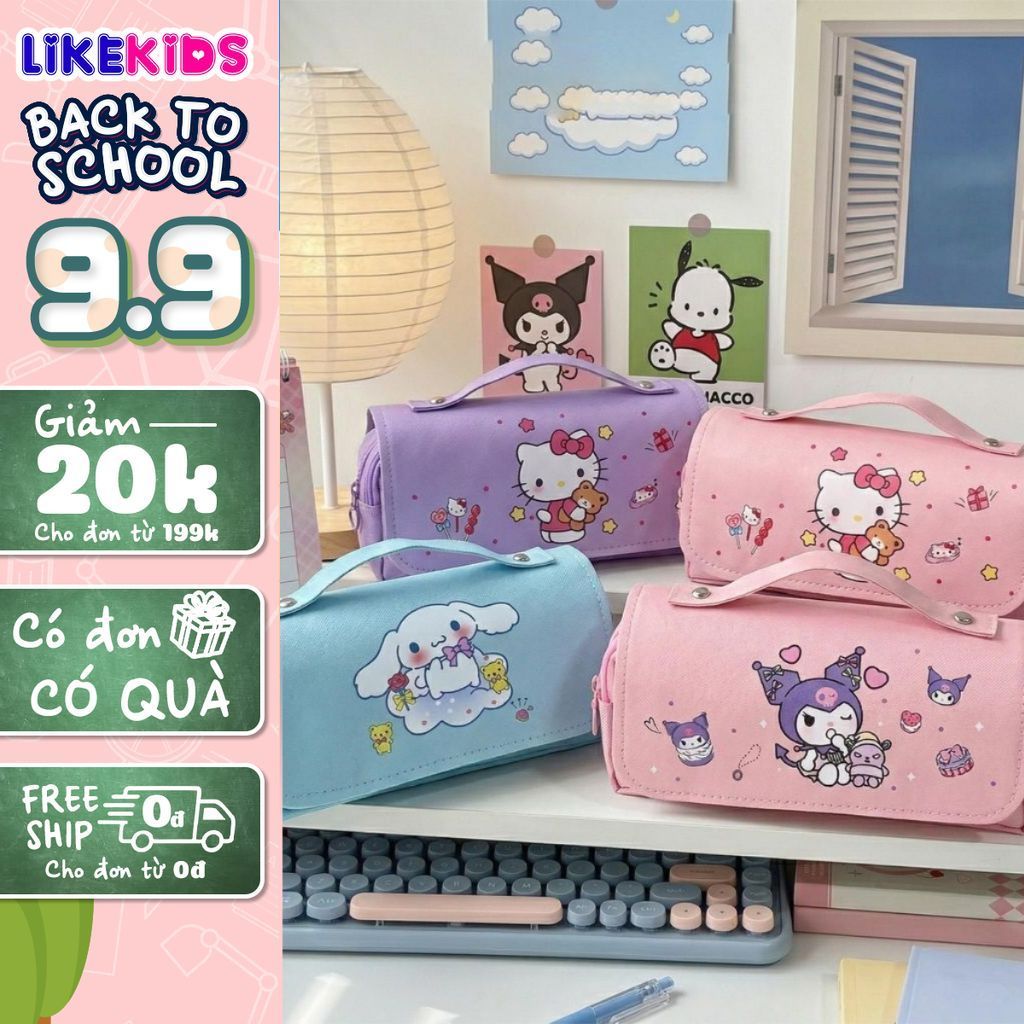 BÓP VIẾT cho bé gái kiểu dáng NẮP LikeKids