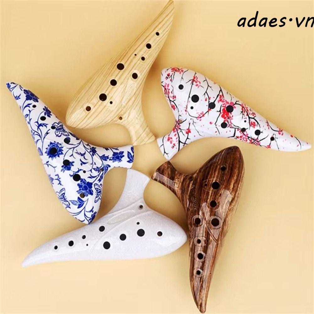 ADAES 12 Lỗ Ocarina, Alto C Tone Chất Lượng Chuyên Nghiệp Ocarina Nhạc Cụ, Thanh Lịch Thoải Mái Tay 