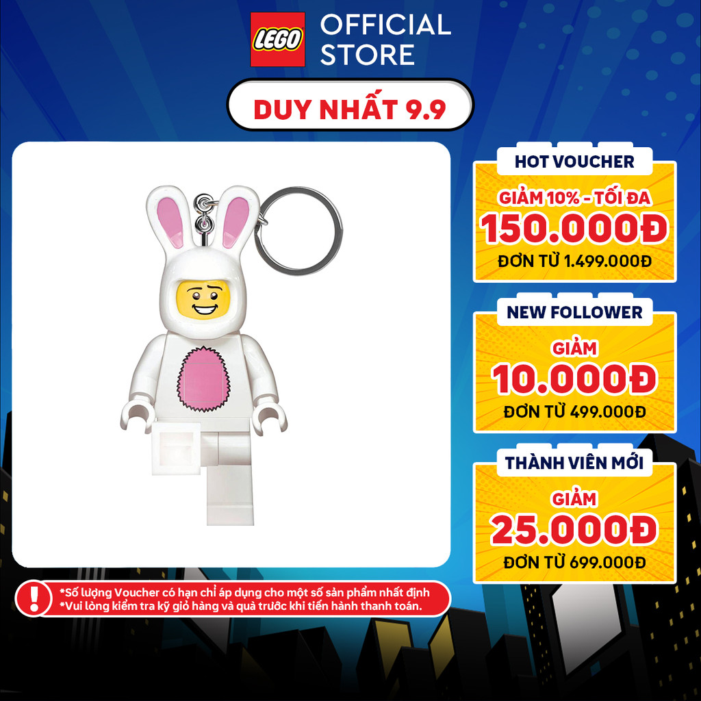 Móc Khóa Có Đèn LEGO® Minifigures™ - Bunny Suit Guy LEGO LICENSED KE73H