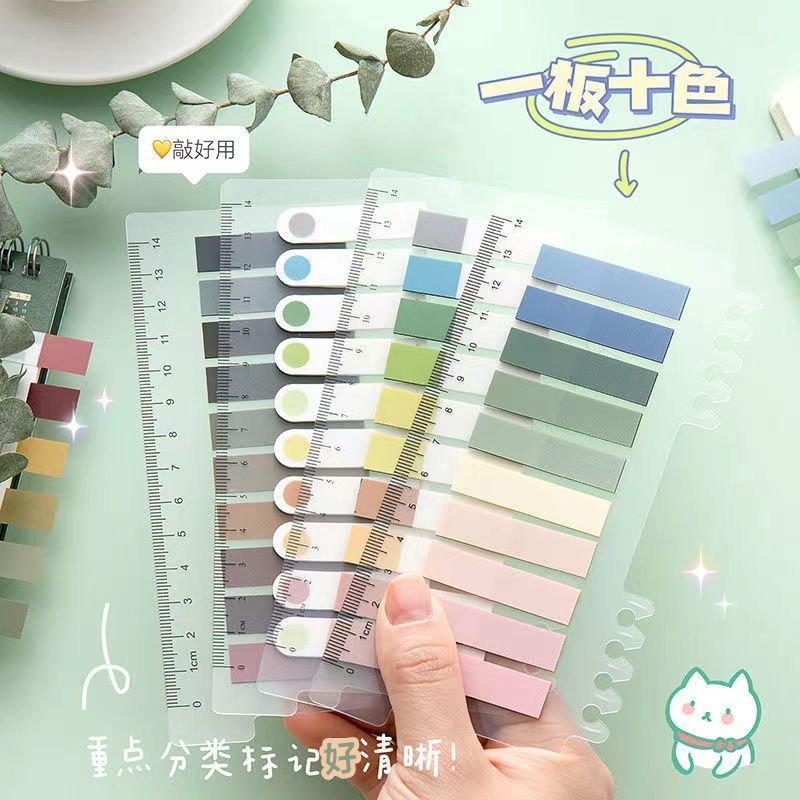 Giấy Dán Chỉ Số Nhãn Dán Nhãn Morandi Nhãn Dán Màu Morandi Màu Trong Suốt Nhãn Nó Ghi Chú Nhãn Chỉ M