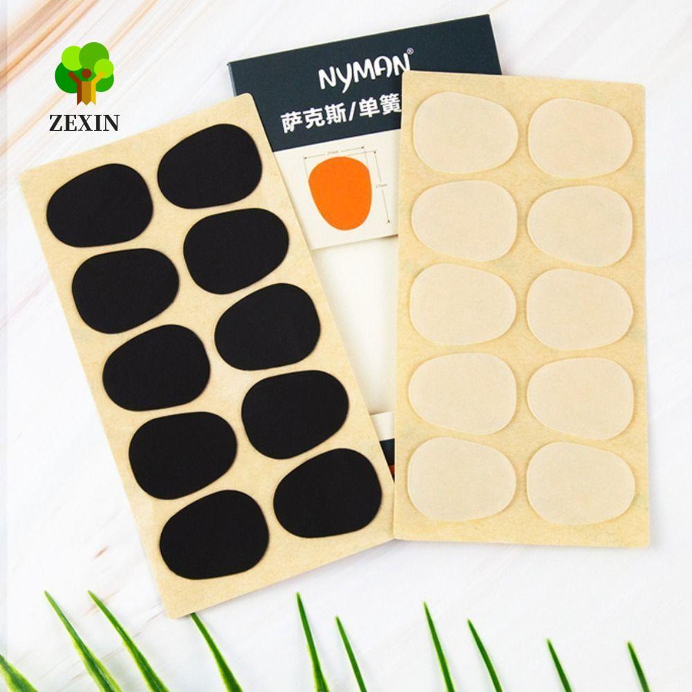 Miếng dán ống ngậm ZEXIN Sax, Miếng đệm silicon Miếng dán ống ngậm Sax Đệm, Đệm đệm 0,5mm / 0,8mm Cl