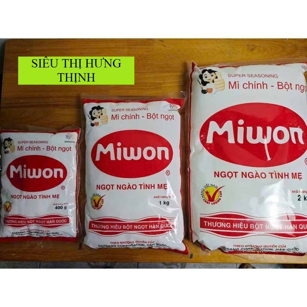 SỈ NGUYÊN THÙNG Mì Chính - Bột Ngọt Miwon 400g/ 1Kg/ 2Kg