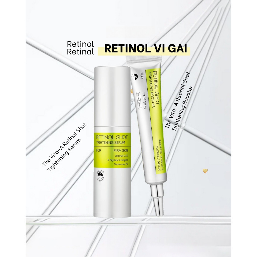 Tinh chất chống lão hoá retinol vi gai  RETINOL SHOT SERUM/ RETINAL SHOT BOOSTER  15ml