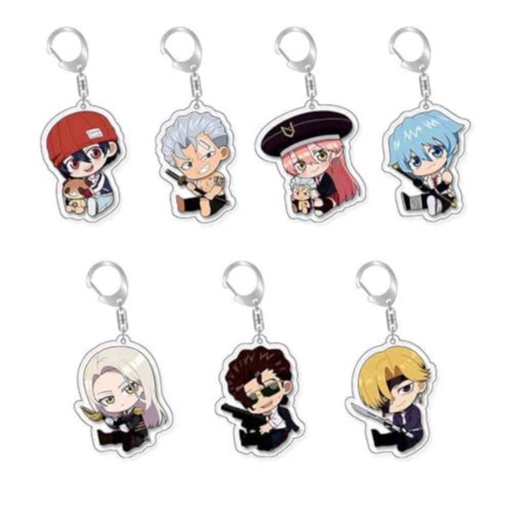 Anime Undead Unluck Acrylic Keychain Undead Izumo Fūko Cosplay Figure Key Chain Accessories Bag Pend