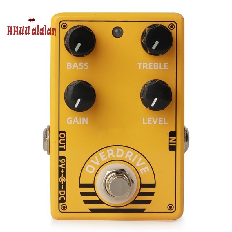D-8 Overdrive Guitar Effect Pedal Điện Overdrive Hiệu ứng Cực kỳ đa năng True Bypass Pedal Phụ kiện 