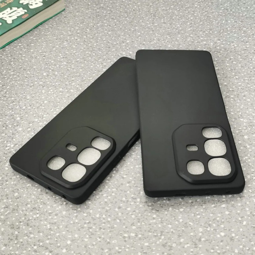 Dành Cho Infinix Note 50 4G Ốp điện thoại X6658 TPU Mềm Mỏng Đen Mờ Silicon Dành Cho Infinix Note 50