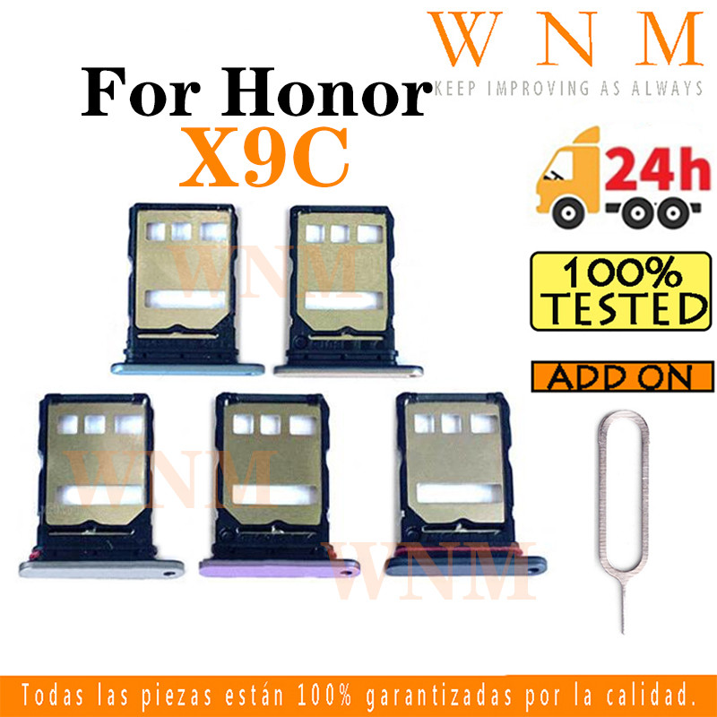 Dành Cho Honor X9C 5G BRP-NX1 Khay Thẻ Sim Khe Cắm Thẻ Chủ Đầu Đọc Thẻ SD Khe Cắm Adapter Thay Thế M