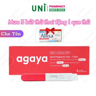 Date 7/2026 (3 Que tặng 1) Que thử thai CAO CẤP Agaya nhập khẩu Hàn Quốc phát hiện mang thai sớm, chính xác, dễ sử dụng