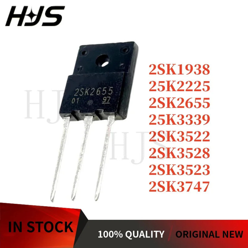 5 Chiếc 2SK2655 2SK3747 2SK3528 2SK2225 2SK3523 2SK3522 2SK3339 2SK1938 K3523 K3522 K3339 K1938 K257