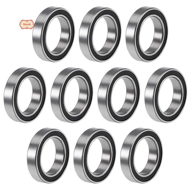 10 CÁI 6701- 12X18X4 mm Vòng bi rãnh sâu kín cao su thu nhỏ