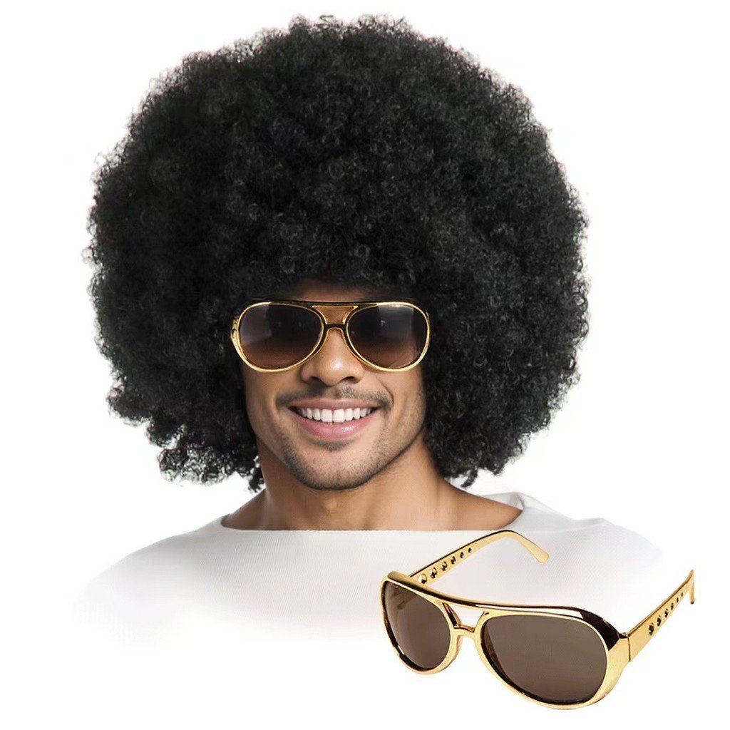 Ca Sĩ Nhạc Rock Elvis Disco Cosplay Tiệc Bóng Kính Mát Ngày Lễ Trang Điểm Kính Mát Q8BJ
