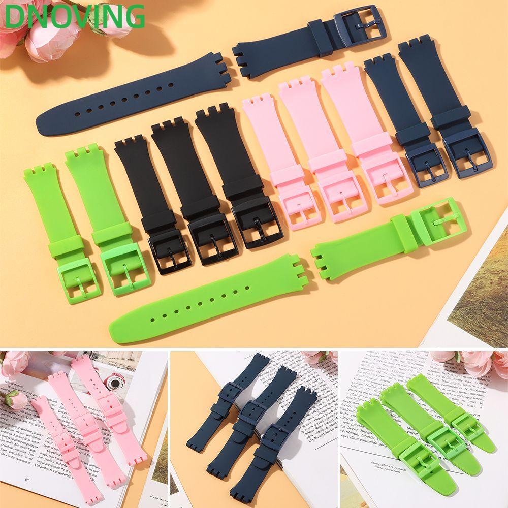 Dây đeo đồng hồ DNOVING Nam Nữ Khóa 17mm / 19mm / 20mm Cao su dành cho