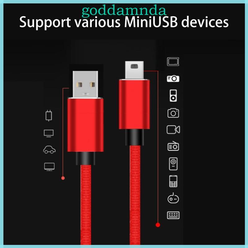 Cáp USB mini GODD Mini USB sang USB Cáp sạc dữ liệu nhanh cho máy nghe nhạc MP3 MP4