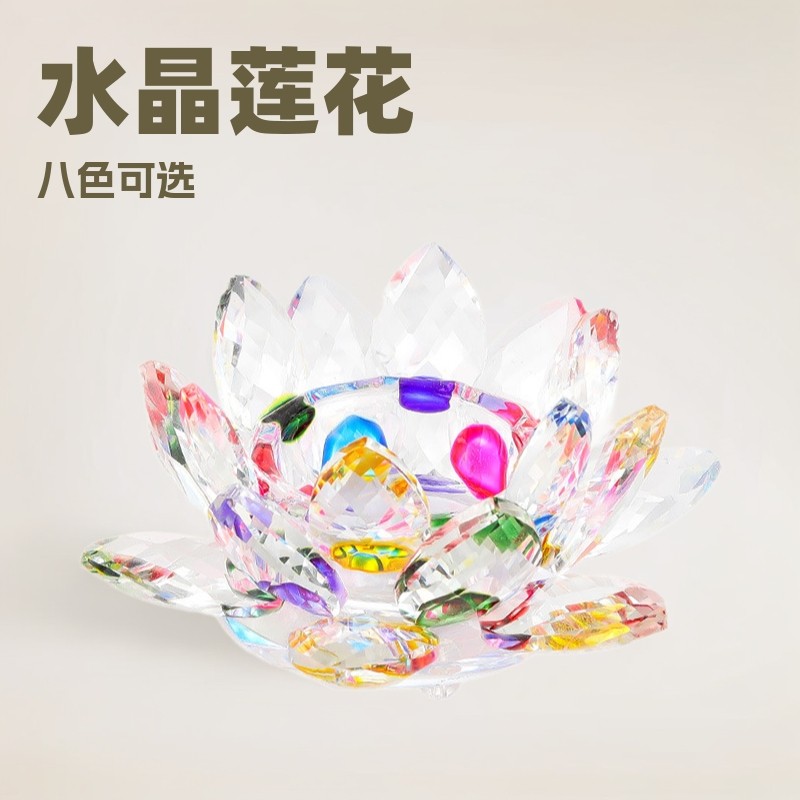 Crystal Candle Holder Đồ trang trí Phật Tribute Lamp Changming Lamp cho Phật Candle Holder Glass Lot