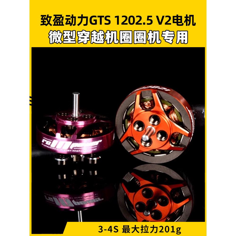 Zhiying Power GTS V2 1202.5 Động cơ không chổi than 1s2s Máy vòng tròn trong nhà thông qua máy đua x