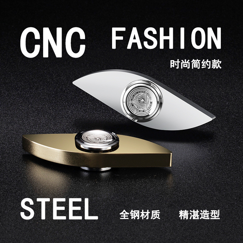 Fidget Spinner Thép không gỉ Eye of Power Finger Spinner Seiko Boys Girls Trẻ em Học sinh Quay Tất c
