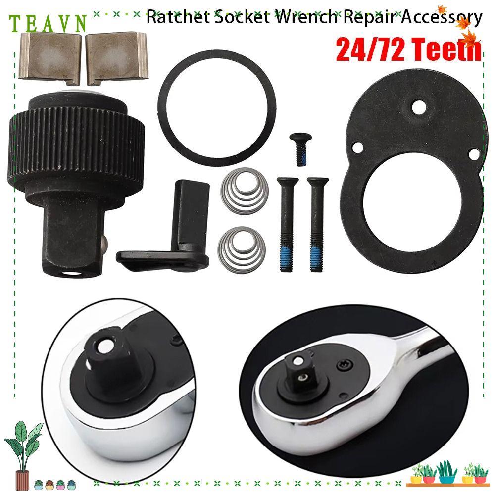 AEBYDEH 1 Bộ Phụ Kiện Sửa Chữa Cờ Lê Ổ Cắm Ratchet, 24 / 72 Răng 1 / 4 "3 / 8" 1 / 2 "Bộ Phụ Kiện Cờ